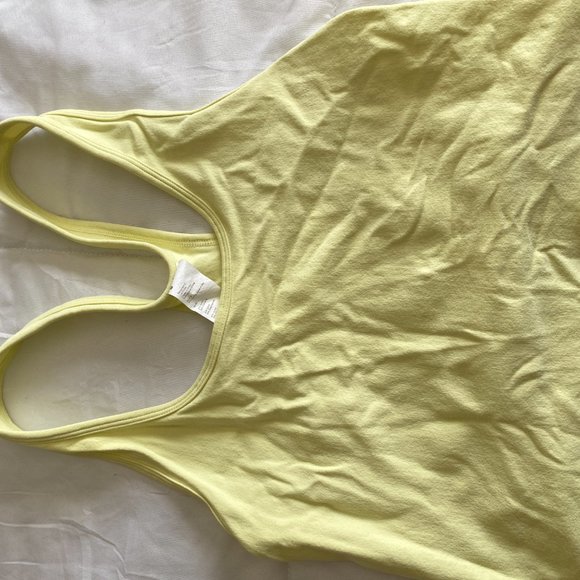 Yellow Racerback Workout Tank - Picture 4 of 4
